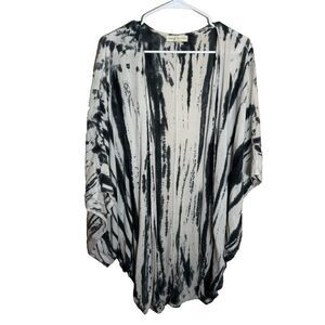 Staring At Stars Kimono Women's Small Tie Dye Open Cardigan Boho Causal